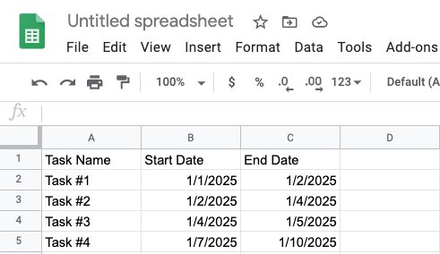 Create Data Table