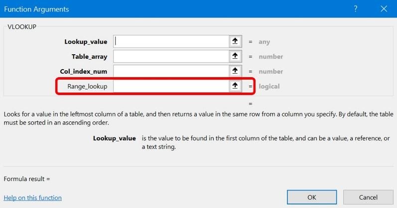 Range Lookup