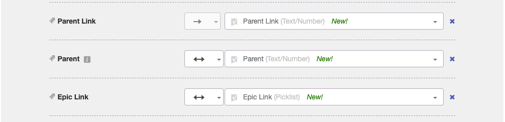 Parent Fields