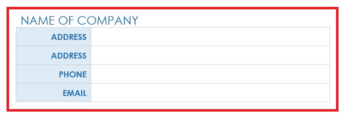 Enter Supplier Info How To Microsoft Word Purchase Order