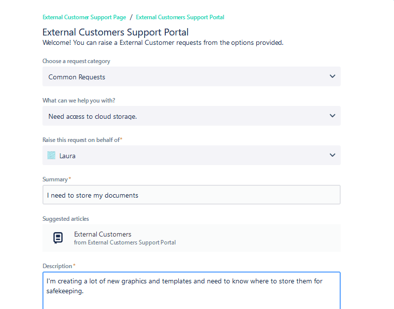 Jira Ticketing External Customers Portal