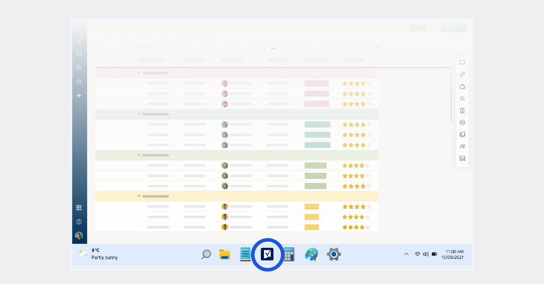 Pin the Smartsheet Desktop App to your taskbar